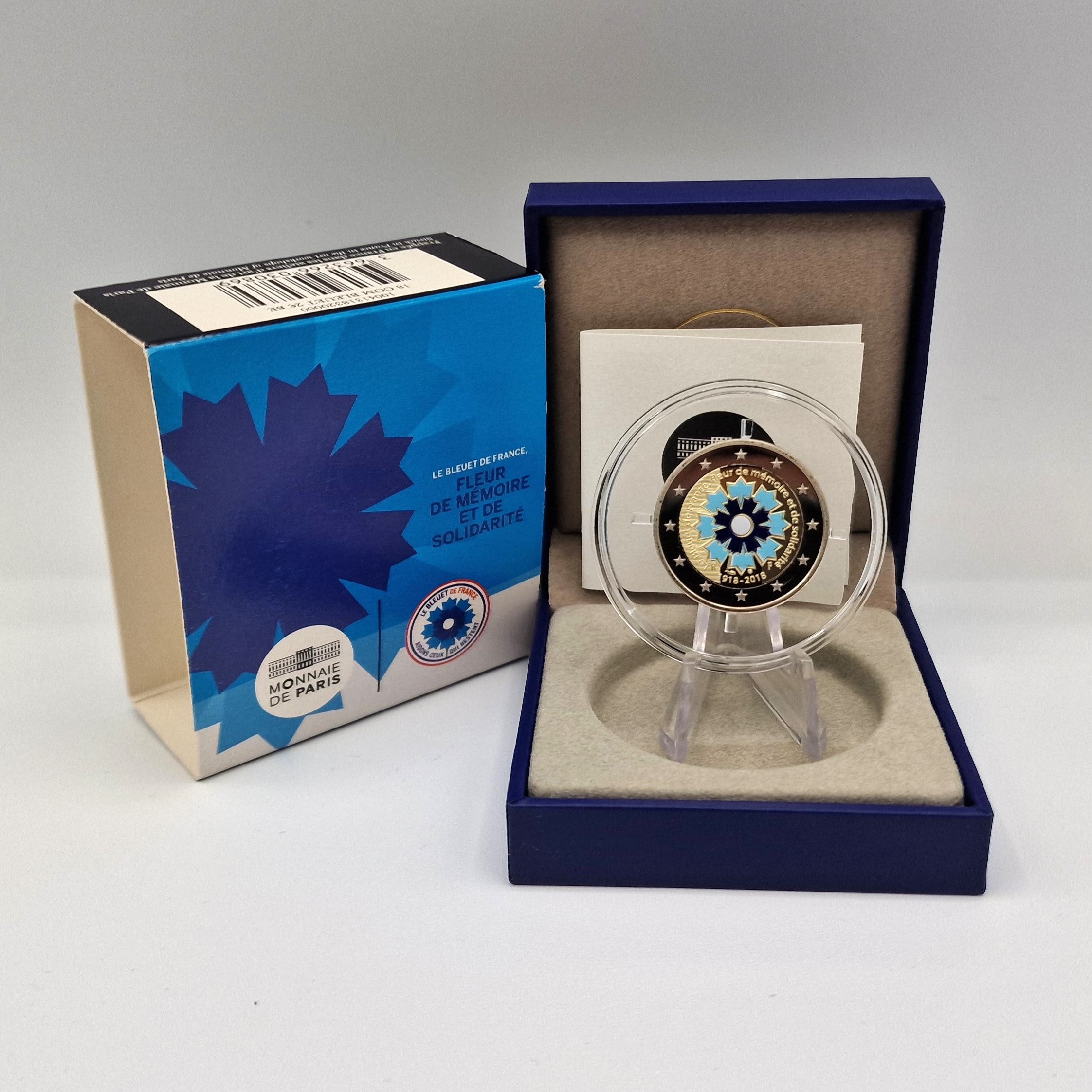 2018 "Le Bleuet de France" - 2€ França Proof